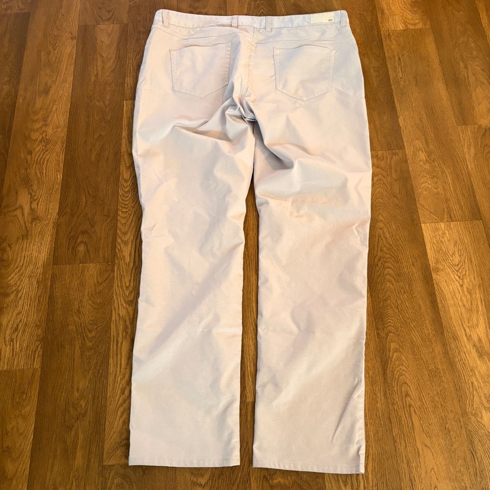 Peter Millar Authentic Mens Golf Performance Chino Casual 5 Pocket Tan Pants